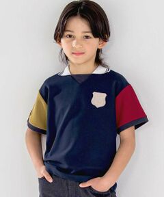 nexchic / ネクシック ポロシャツ | ワンポイント刺しゅうカノコ半袖ポロシャツ(110~150cm)