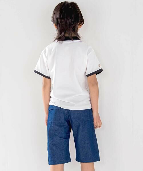 nexchic / ネクシック ポロシャツ | ワンポイント刺しゅうカノコ半袖ポロシャツ(110~150cm) | 詳細3