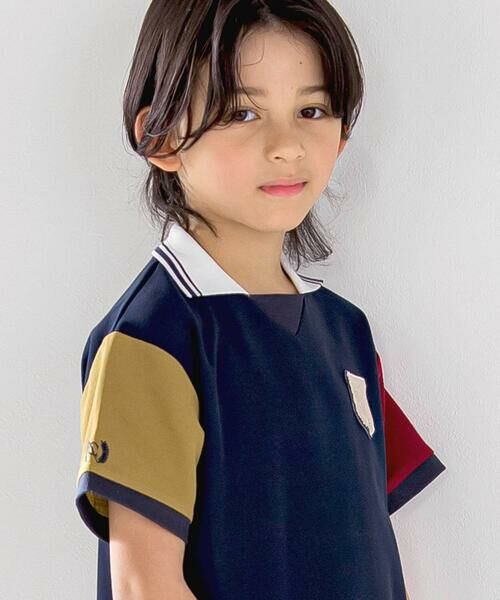 nexchic / ネクシック ポロシャツ | ワンポイント刺しゅうカノコ半袖ポロシャツ(110~150cm) | 詳細7