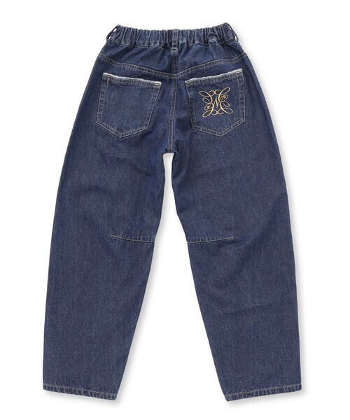 nexchic / ネクシック デニムパンツ | バレルレッグデニムパンツ(110~150cm) | 詳細1