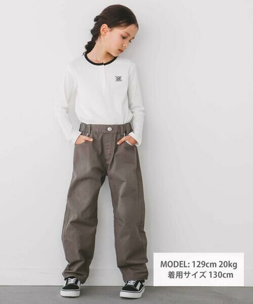 nexchic / ネクシック デニムパンツ | バレルレッグデニムパンツ(110~150cm) | 詳細7