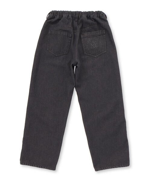 nexchic / ネクシック デニムパンツ | ライン入りワイドデニム(110~150cm) | 詳細5