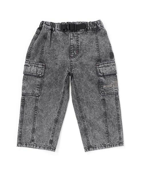 nexchic / ネクシック ショート・ハーフ・半端丈パンツ | 7分丈ストレッチデニムカーゴパンツ(110~150cm) | 詳細5