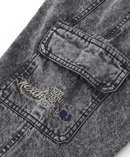 nexchic / ネクシック ショート・ハーフ・半端丈パンツ | 7分丈ストレッチデニムカーゴパンツ(110~150cm) | 詳細8