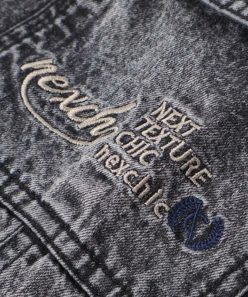 nexchic / ネクシック ショート・ハーフ・半端丈パンツ | 7分丈ストレッチデニムカーゴパンツ(110~150cm) | 詳細9