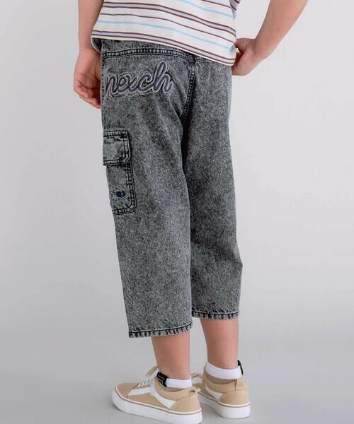 nexchic / ネクシック ショート・ハーフ・半端丈パンツ | 7分丈ストレッチデニムカーゴパンツ(110~150cm) | 詳細3
