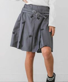 nexchic / ネクシック デニムスカート | 【お揃い】デニムツイルバックルミニスカート(110~150cm)