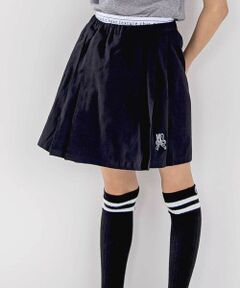 nexchic / ネクシック ミニ・ひざ丈スカート | ダブルウエストローライズツイル&デニムスカパン(110~150cm)