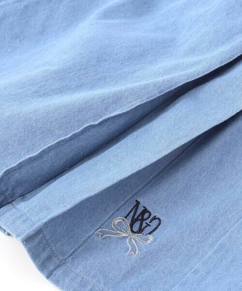 nexchic / ネクシック ミニ・ひざ丈スカート | ダブルウエストローライズツイル&デニムスカパン(110~150cm) | 詳細15