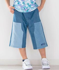 nexchic / ネクシック その他パンツ | ダブルニー6分デニムツイルパンツ(110~150cm)