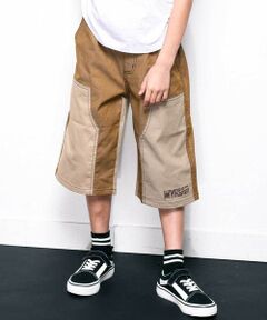 nexchic / ネクシック その他パンツ | ダブルニー6分デニムツイルパンツ(110~150cm)