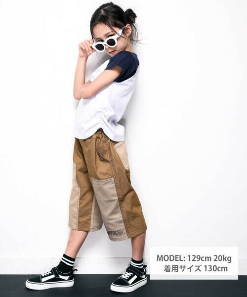 nexchic / ネクシック その他パンツ | ダブルニー6分デニムツイルパンツ(110~150cm) | 詳細6