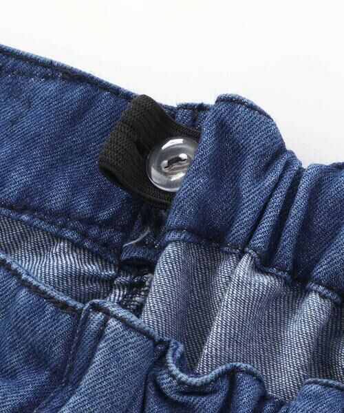 nexchic / ネクシック ミニ・ひざ丈スカート | デニムツイル巻スカート風スカパン(110~150cm) | 詳細15