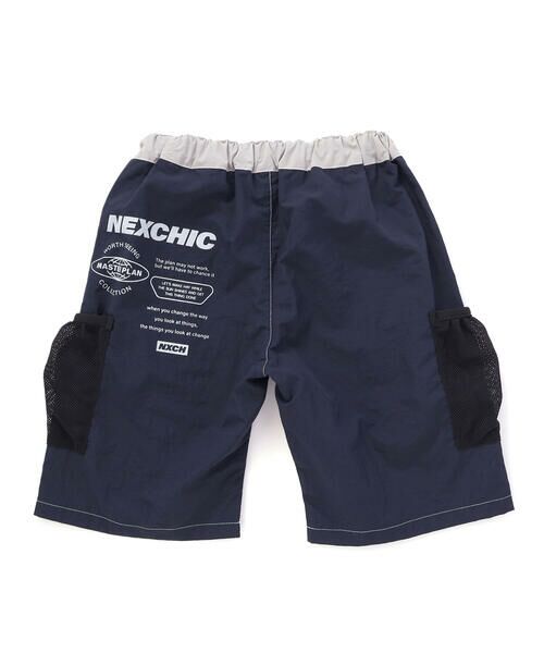 nexchic / ネクシック ショート・ハーフ・半端丈パンツ | 【接触冷感】【お揃い】ワッシャータフタメッシュポケット付き5分丈パンツ(110~150cm) | 詳細5