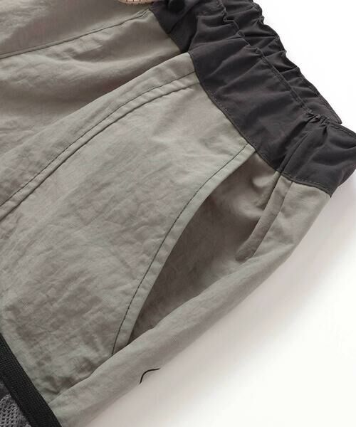 nexchic / ネクシック ショート・ハーフ・半端丈パンツ | 【接触冷感】【お揃い】ワッシャータフタメッシュポケット付き5分丈パンツ(110~150cm) | 詳細13
