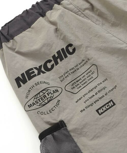 nexchic / ネクシック ショート・ハーフ・半端丈パンツ | 【接触冷感】【お揃い】ワッシャータフタメッシュポケット付き5分丈パンツ(110~150cm) | 詳細14