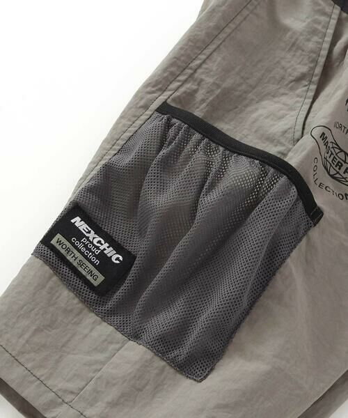 nexchic / ネクシック ショート・ハーフ・半端丈パンツ | 【接触冷感】【お揃い】ワッシャータフタメッシュポケット付き5分丈パンツ(110~150cm) | 詳細16