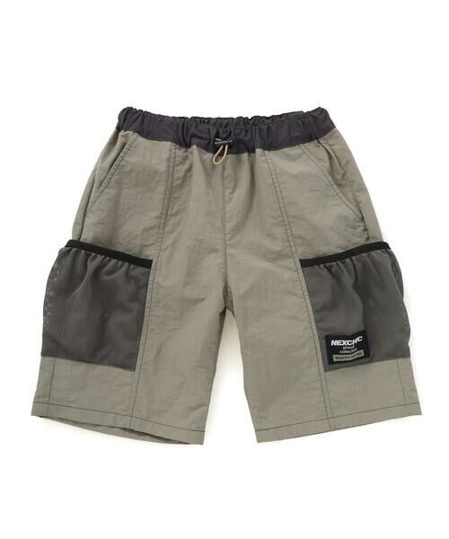 nexchic / ネクシック ショート・ハーフ・半端丈パンツ | 【接触冷感】【お揃い】ワッシャータフタメッシュポケット付き5分丈パンツ(110~150cm) | 詳細9