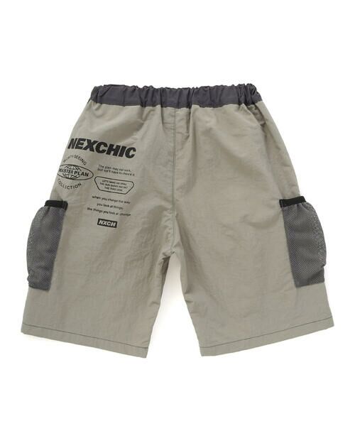 nexchic / ネクシック ショート・ハーフ・半端丈パンツ | 【接触冷感】【お揃い】ワッシャータフタメッシュポケット付き5分丈パンツ(110~150cm) | 詳細10