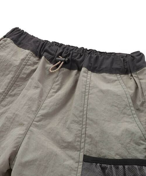 nexchic / ネクシック ショート・ハーフ・半端丈パンツ | 【接触冷感】【お揃い】ワッシャータフタメッシュポケット付き5分丈パンツ(110~150cm) | 詳細11