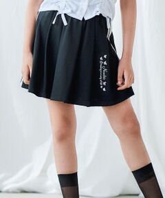 nexchic / ネクシック その他パンツ | 【接触冷感】ライン入りプリーツポンチスカパン(110~150cm)