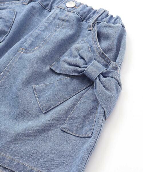 nexchic / ネクシック ミニ・ひざ丈スカート | ビッグリボンデニムスカート(110~150cm) | 詳細12