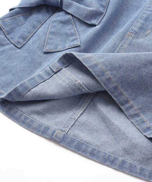 nexchic / ネクシック ミニ・ひざ丈スカート | ビッグリボンデニムスカート(110~150cm) | 詳細14