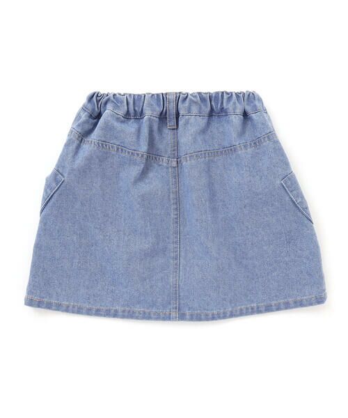 nexchic / ネクシック ミニ・ひざ丈スカート | ビッグリボンデニムスカート(110~150cm) | 詳細10