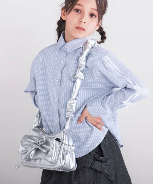 ♡ふりるりぼんショルダーバッグ♡ フリルリボンショルダーバッグ(FREE ブラック): SAMANTHAVEGA