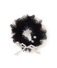 nexchic / ネクシック アクセサリー | パールビーズ リボン 花モチーフ付きヘアゴム