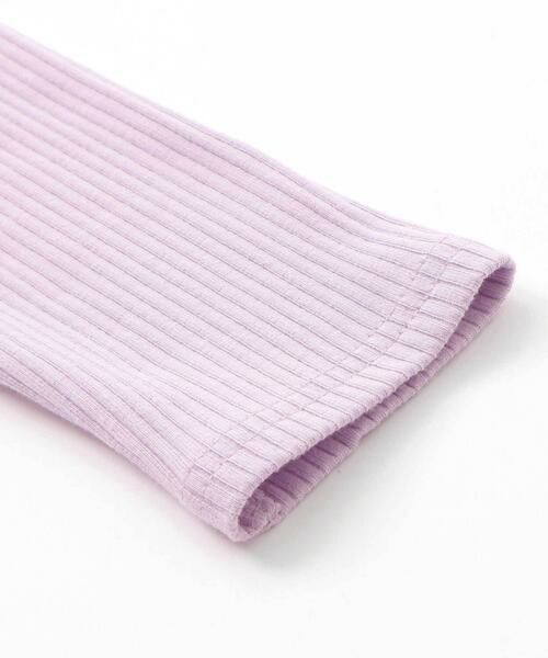 nexchic / ネクシック Tシャツ | 細テレコフロントボタンロングTシャツ(110~150cm) | 詳細14