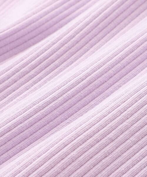 nexchic / ネクシック Tシャツ | 細テレコフロントボタンロングTシャツ(110~150cm) | 詳細16