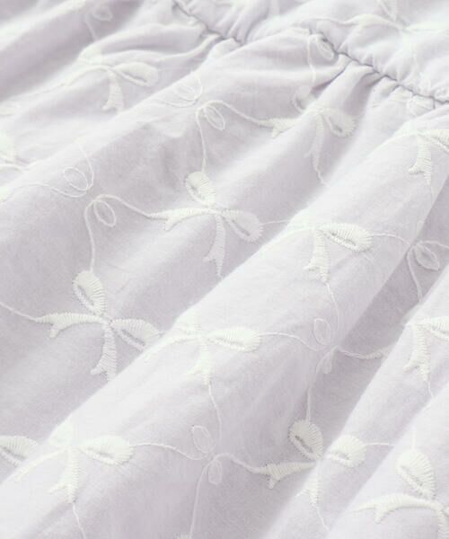 nexchic / ネクシック Tシャツ | レースビスチェドッキング天竺長袖Tシャツ(110~150cm) | 詳細11