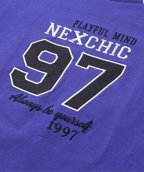 nexchic / ネクシック Tシャツ | ロゴバッチ天竺長袖Tシャツ(110~150cm) | 詳細13