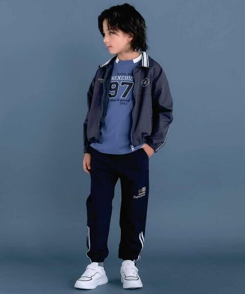 nexchic / ネクシック Tシャツ | ロゴバッチ天竺長袖Tシャツ(110~150cm) | 詳細8