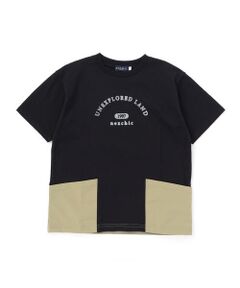 nexchic / ネクシック Tシャツ | タフタポケット恐竜プリント半袖Tシャツ(110~150cm)