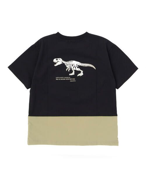 nexchic / ネクシック Tシャツ | タフタポケット恐竜プリント半袖Tシャツ(110~150cm) | 詳細1