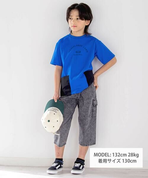 nexchic / ネクシック Tシャツ | タフタポケット恐竜プリント半袖Tシャツ(110~150cm) | 詳細2