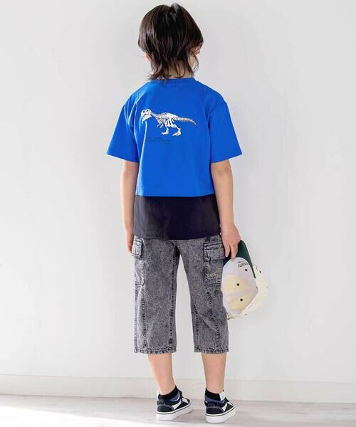 nexchic / ネクシック Tシャツ | タフタポケット恐竜プリント半袖Tシャツ(110~150cm) | 詳細5