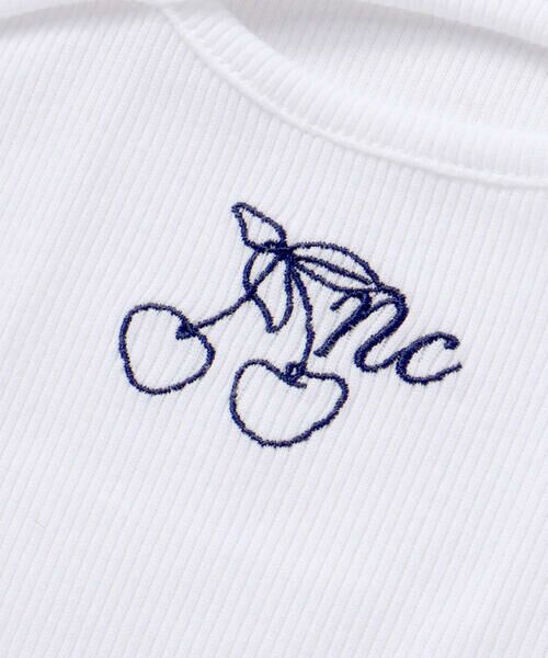 nexchic / ネクシック Tシャツ | ワンポイント刺しゅうテレコ半袖Tシャツ(110~150cm) | 詳細6