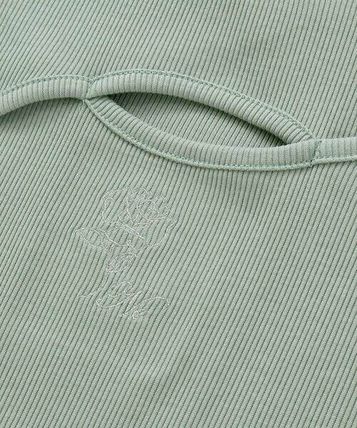 nexchic / ネクシック Tシャツ | ワンポイント刺しゅうテレコ半袖Tシャツ(110~150cm) | 詳細9