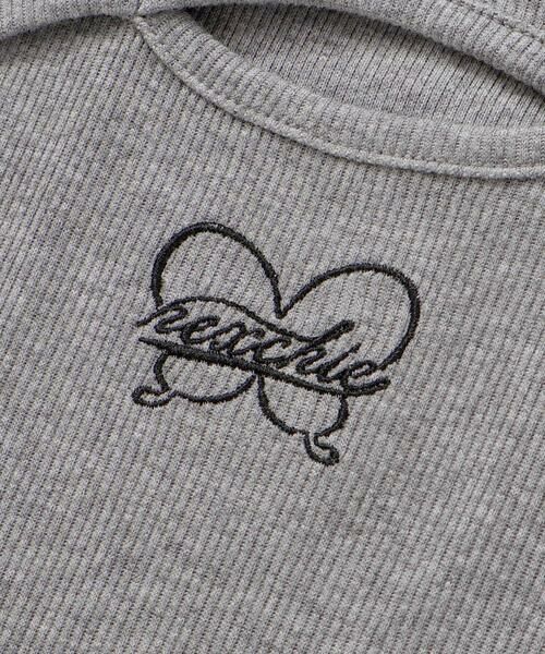 nexchic / ネクシック Tシャツ | ワンポイント刺しゅうテレコ半袖Tシャツ(110~150cm) | 詳細18