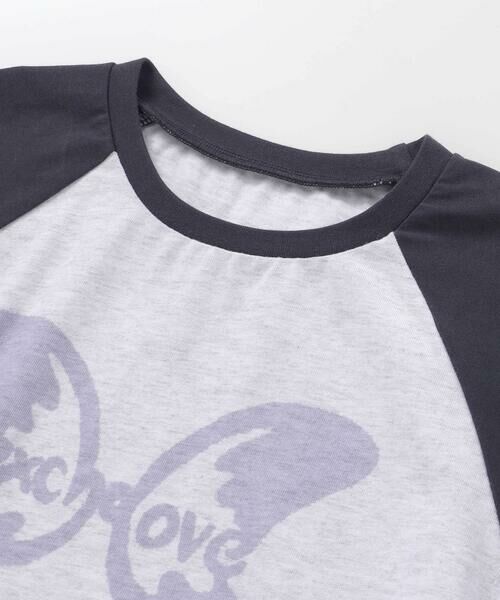 nexchic / ネクシック Tシャツ | サイドシャーリングラグラン天竺半袖Tシャツ(110~150cm) | 詳細6