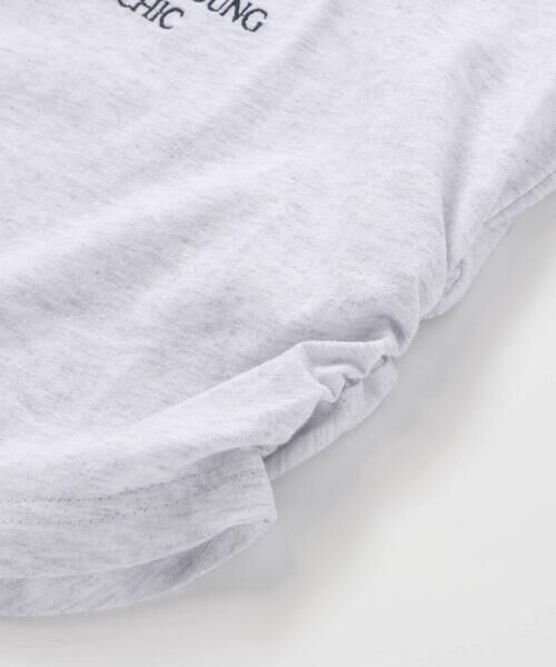 nexchic / ネクシック Tシャツ | サイドシャーリングラグラン天竺半袖Tシャツ(110~150cm) | 詳細9