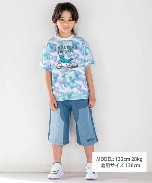 nexchic / ネクシック Tシャツ | タイダイプリント天竺半袖Tシャツ(110~150cm) | 詳細7