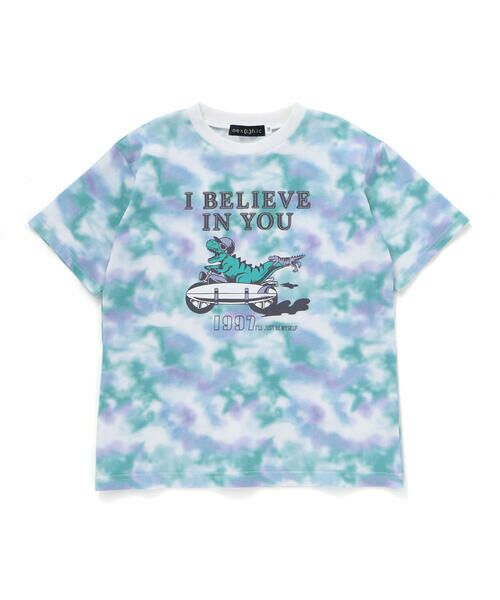 nexchic / ネクシック Tシャツ | タイダイプリント天竺半袖Tシャツ(110~150cm) | 詳細11