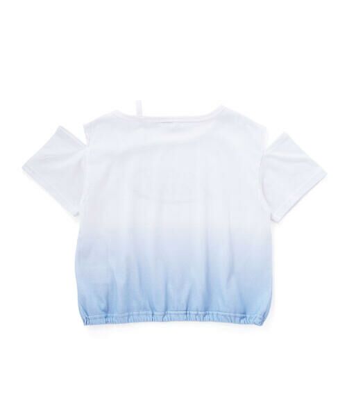 nexchic / ネクシック Tシャツ | 【接触冷感】ワンショルダーグラデーション天竺半袖Tシャツ(110~150cm) | 詳細4