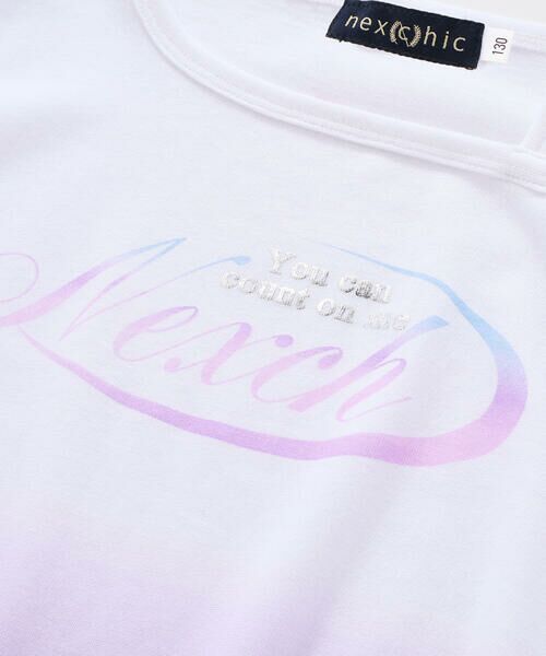 nexchic / ネクシック Tシャツ | 【接触冷感】ワンショルダーグラデーション天竺半袖Tシャツ(110~150cm) | 詳細15