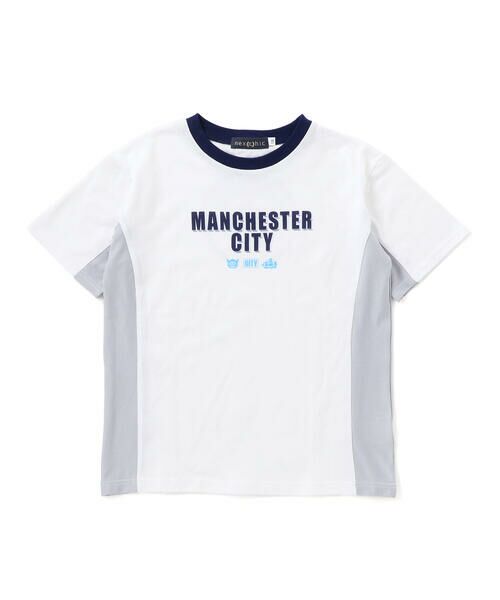 nexchic / ネクシック Tシャツ | 【Manchester City(マンチェスターシティ)コレクション】天竺バックロゴ半袖Tシャツ(110~150cm) | 詳細5
