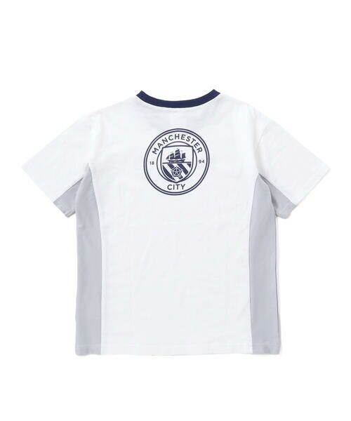 nexchic / ネクシック Tシャツ | 【Manchester City(マンチェスターシティ)コレクション】天竺バックロゴ半袖Tシャツ(110~150cm) | 詳細6